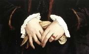 HOLBEIN, Hans the Younger Christina of Denmark oil painting artist